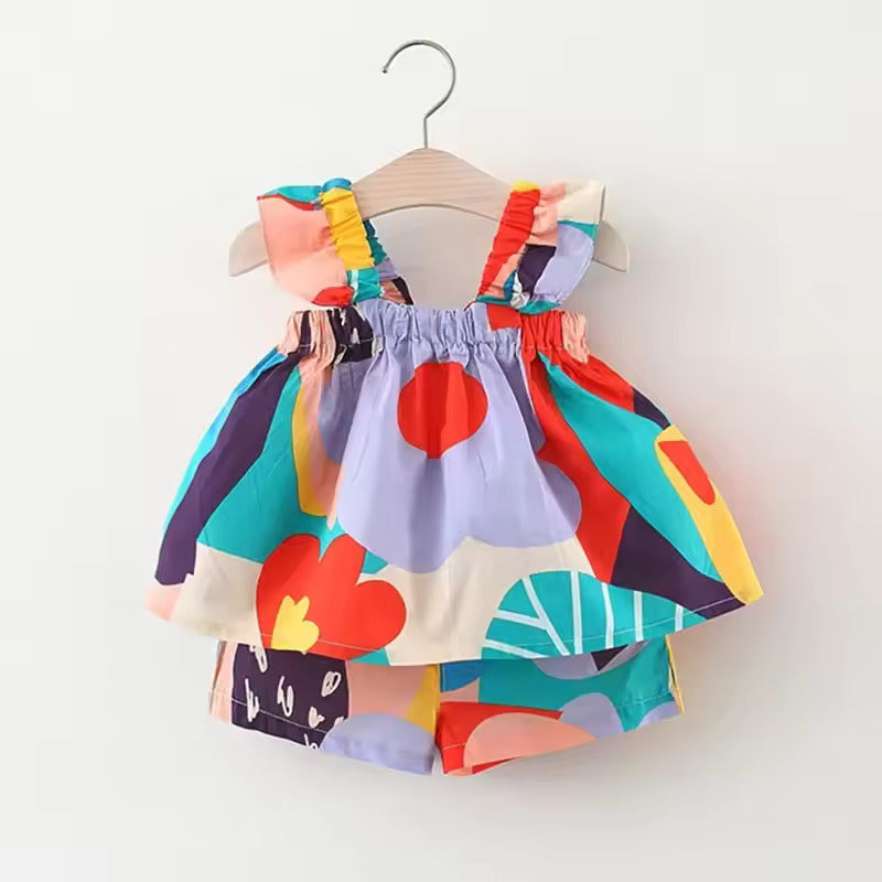 Summer Bloom Baby Girl Outfit